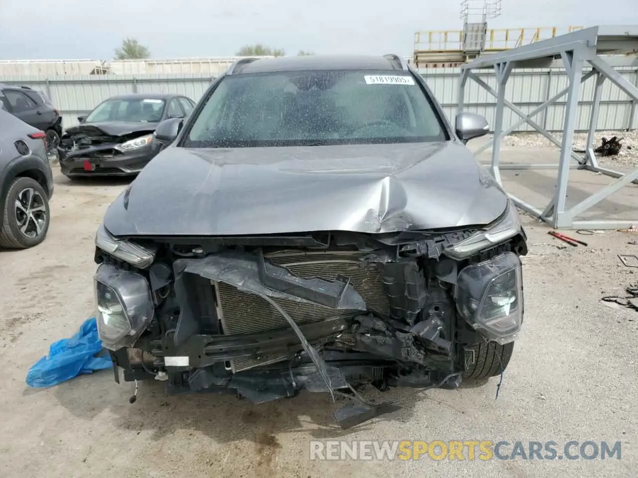 5 fotografías del automóvil dañado 5NMS5CAD6KH068948 HYUNDAI SANTA FE 2019