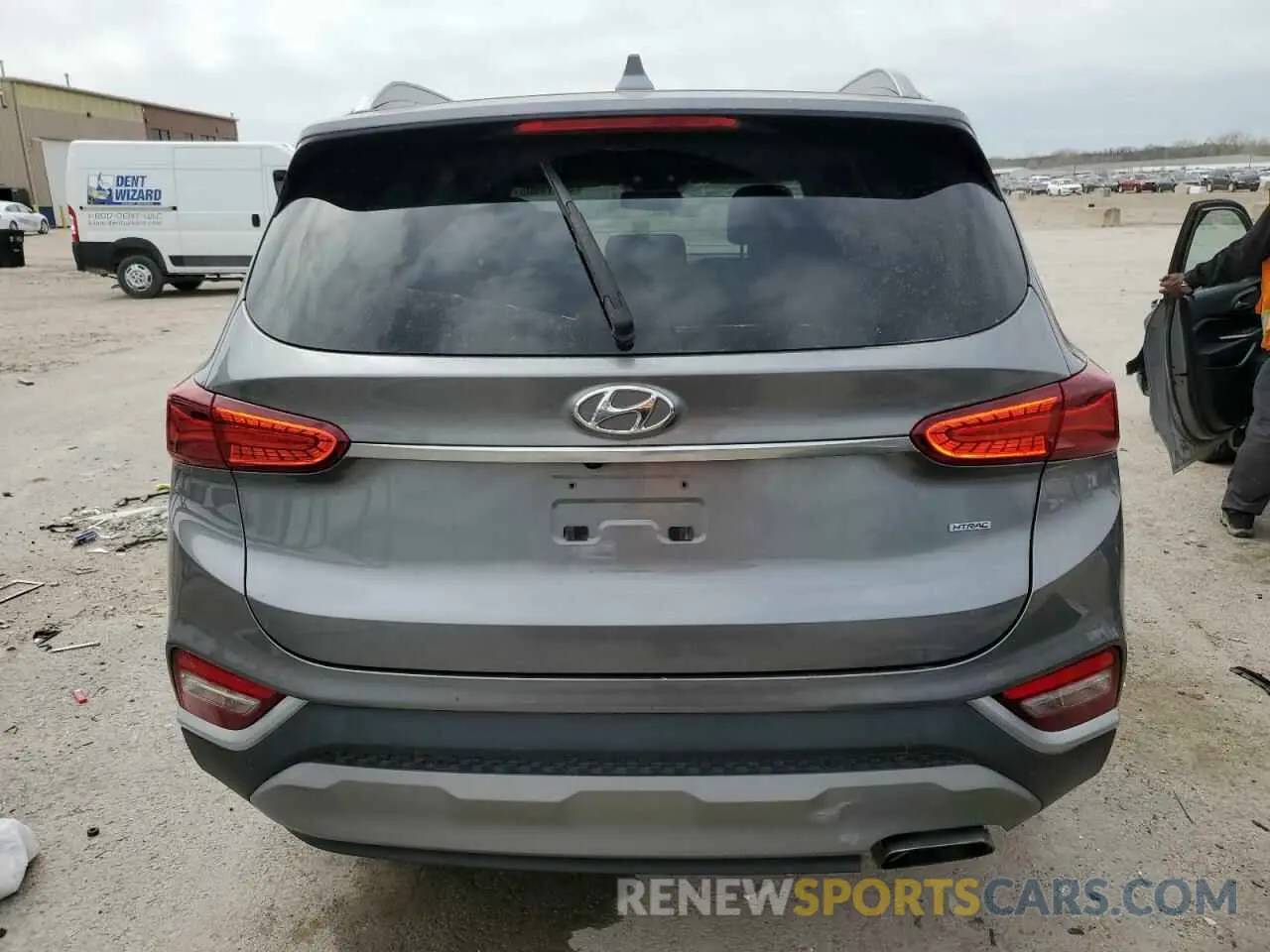 6 fotografías del automóvil dañado 5NMS5CAD6KH068948 HYUNDAI SANTA FE 2019