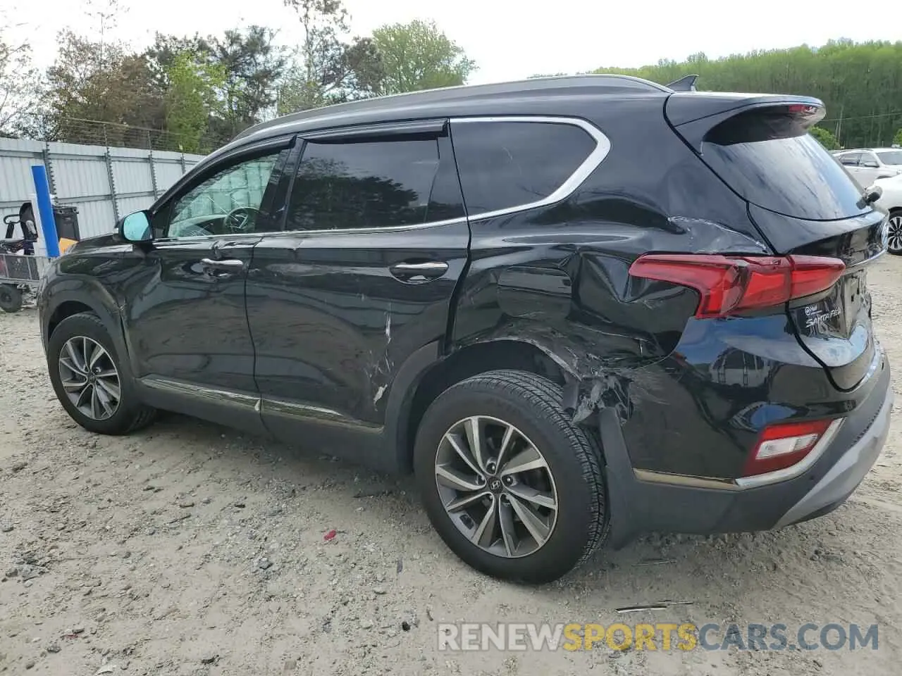 2 fotografías del automóvil dañado 5NMS5CAD8KH101898 HYUNDAI SANTA FE 2019