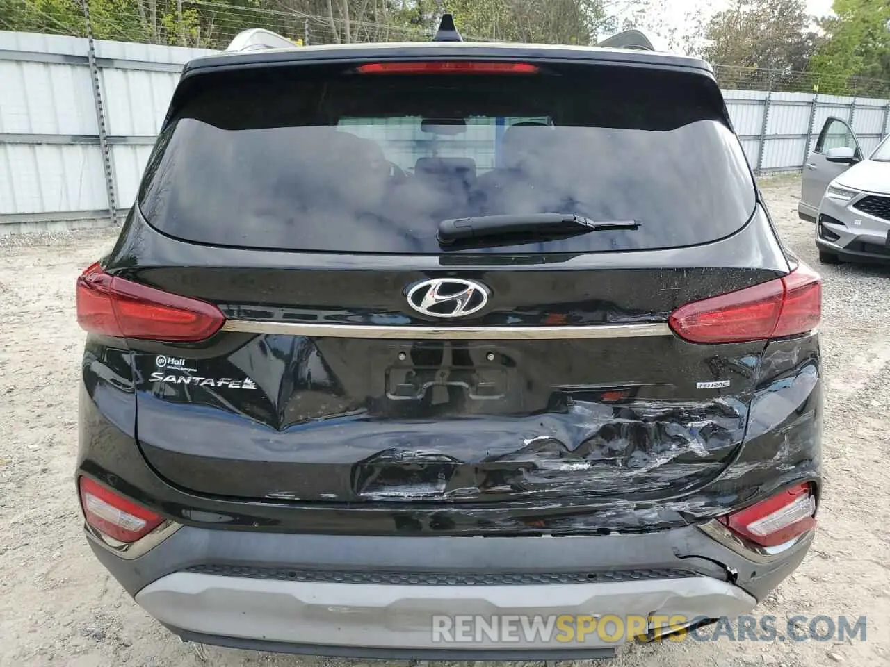 6 fotografías del automóvil dañado 5NMS5CAD8KH101898 HYUNDAI SANTA FE 2019