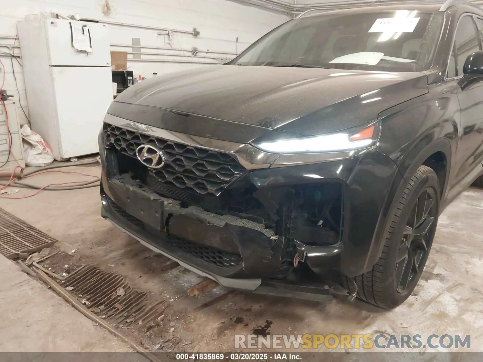 6 fotografías del automóvil dañado 5NMS5CAD9KH002846 HYUNDAI SANTA FE 2019