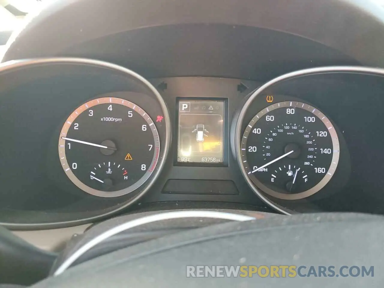 9 fotografías del automóvil dañado KM8SM4HF0KU302683 HYUNDAI SANTA FE 2019