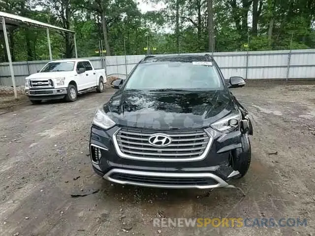 15 fotografías del automóvil dañado KM8SR4HF3KU309788 HYUNDAI SANTA FE 2019