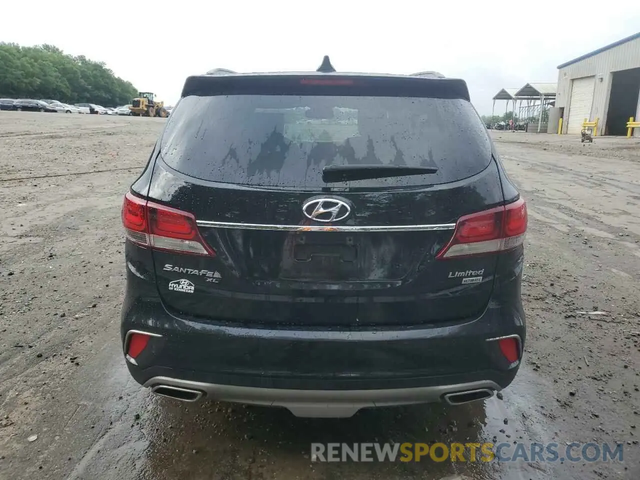 6 fotografías del automóvil dañado KM8SR4HF3KU309788 HYUNDAI SANTA FE 2019