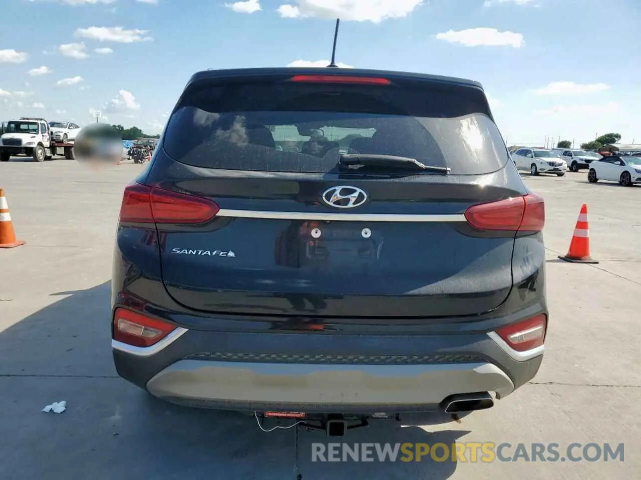 6 fotografías del automóvil dañado 5NMS23AD0LH160048 HYUNDAI SANTA FE 2020