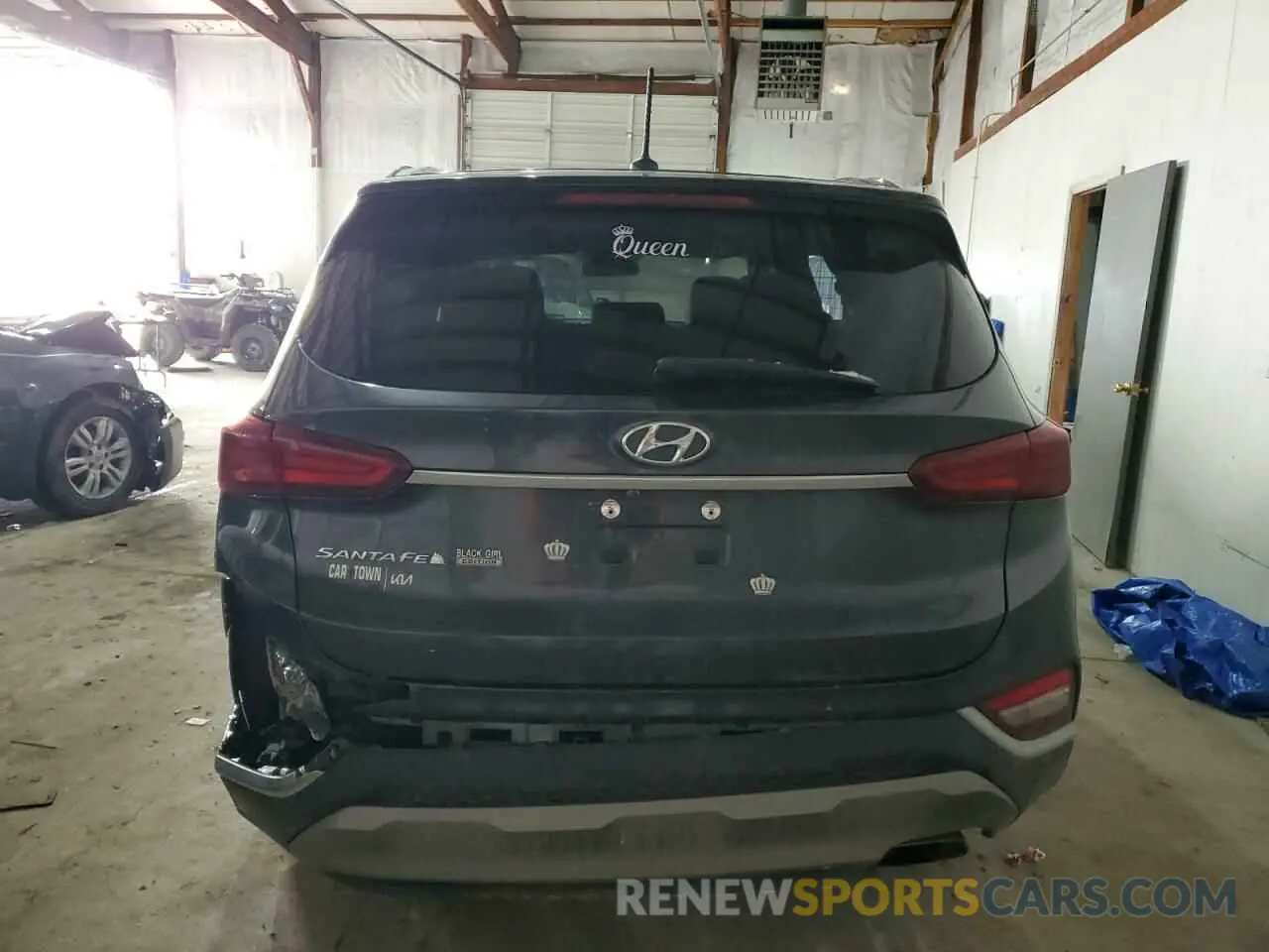 6 fotografías del automóvil dañado 5NMS23AD0LH229935 HYUNDAI SANTA FE 2020