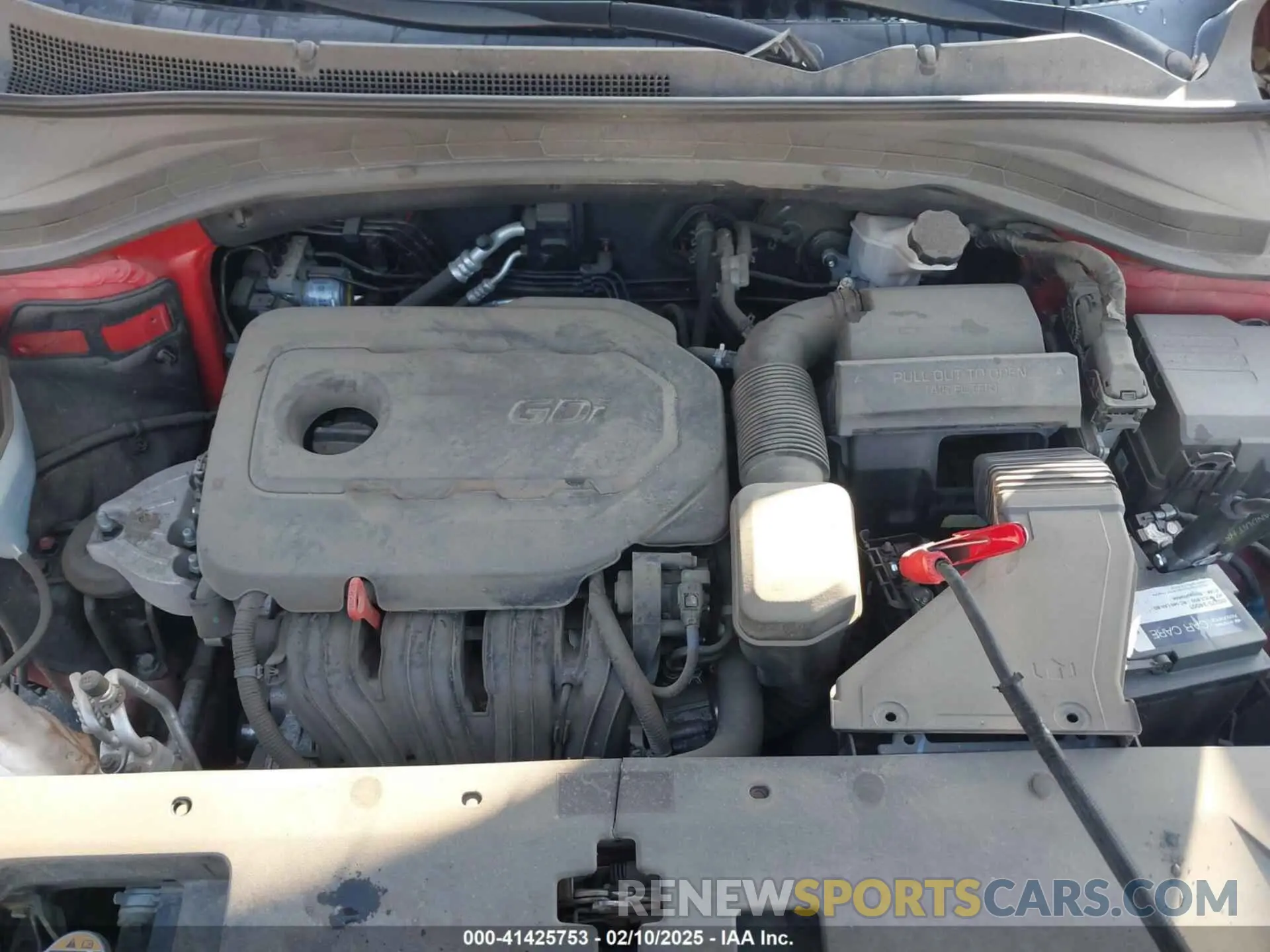 10 fotografías del automóvil dañado 5NMS23AD1LH137619 HYUNDAI SANTA FE 2020