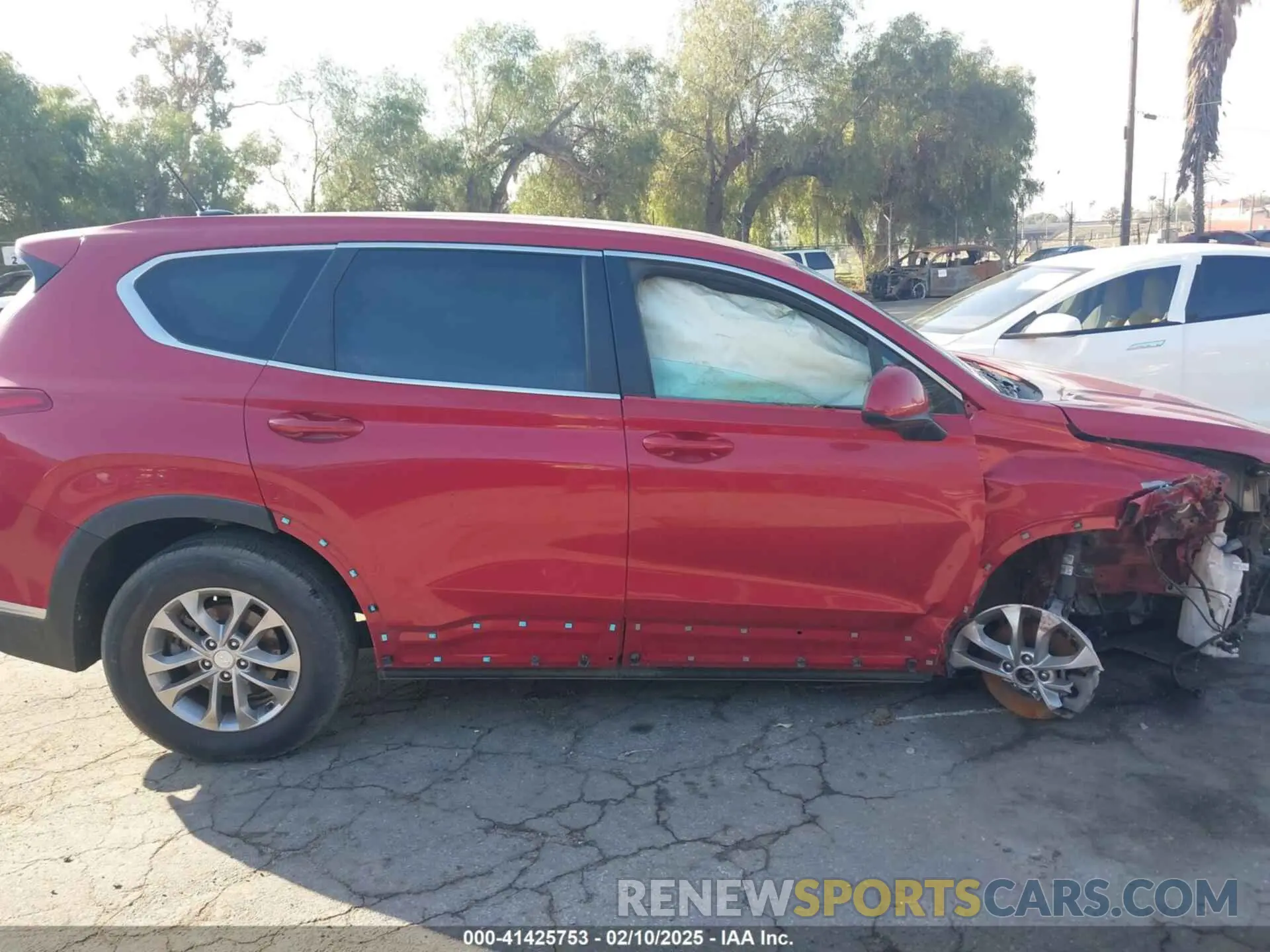14 fotografías del automóvil dañado 5NMS23AD1LH137619 HYUNDAI SANTA FE 2020