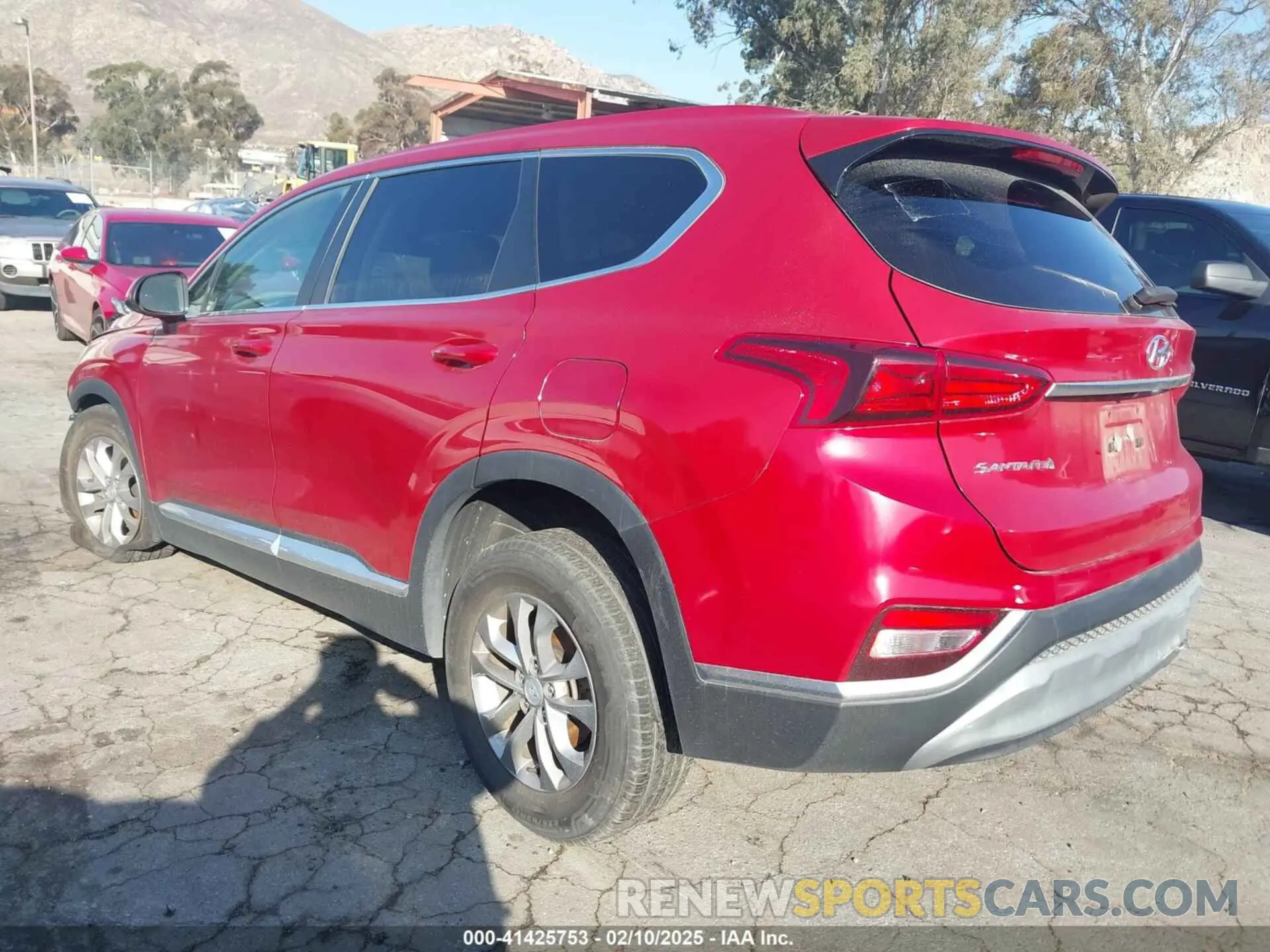 3 fotografías del automóvil dañado 5NMS23AD1LH137619 HYUNDAI SANTA FE 2020