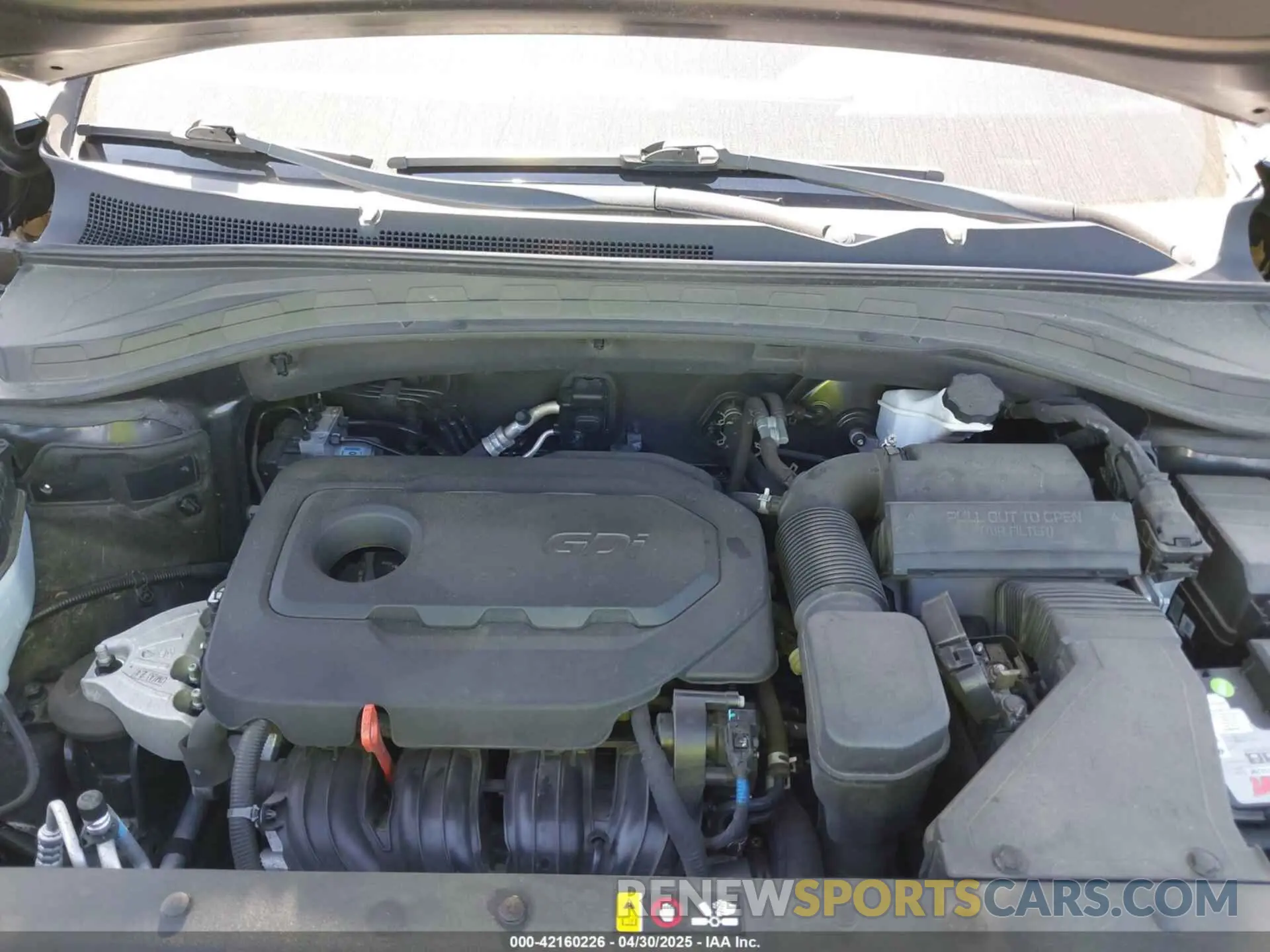 10 fotografías del automóvil dañado 5NMS23AD2LH160715 HYUNDAI SANTA FE 2020