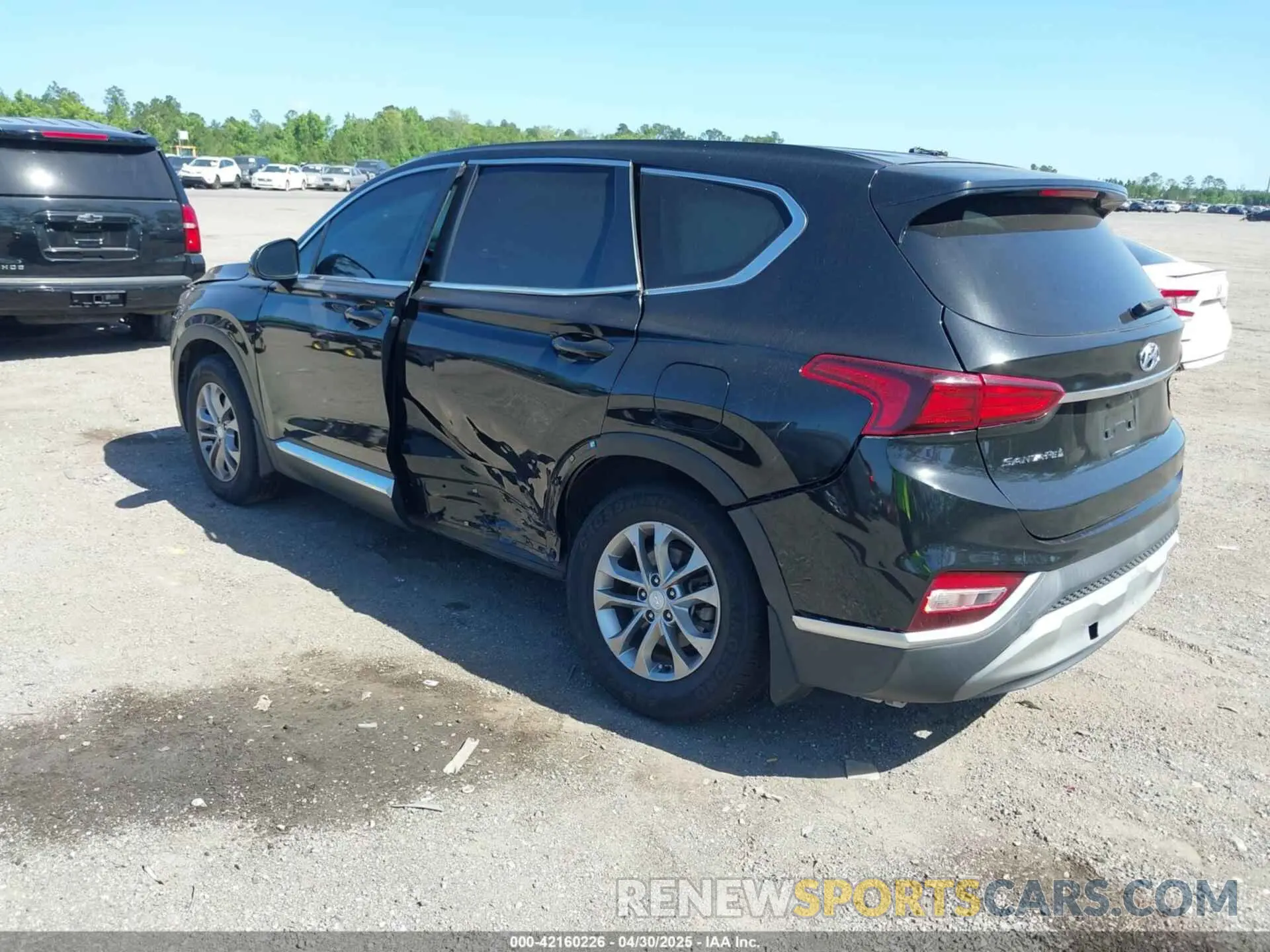 3 fotografías del automóvil dañado 5NMS23AD2LH160715 HYUNDAI SANTA FE 2020