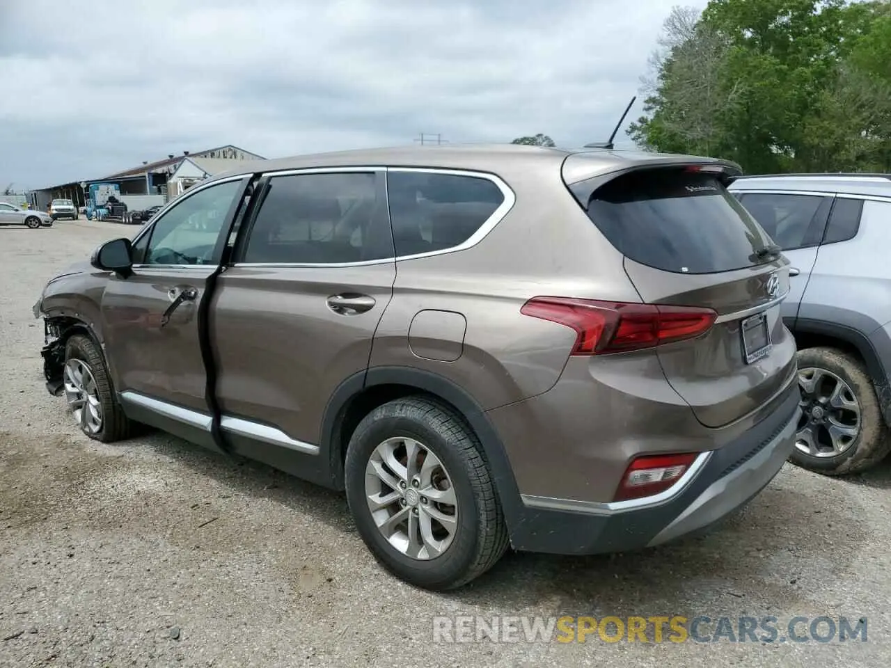 2 fotografías del automóvil dañado 5NMS23AD2LH218385 HYUNDAI SANTA FE 2020