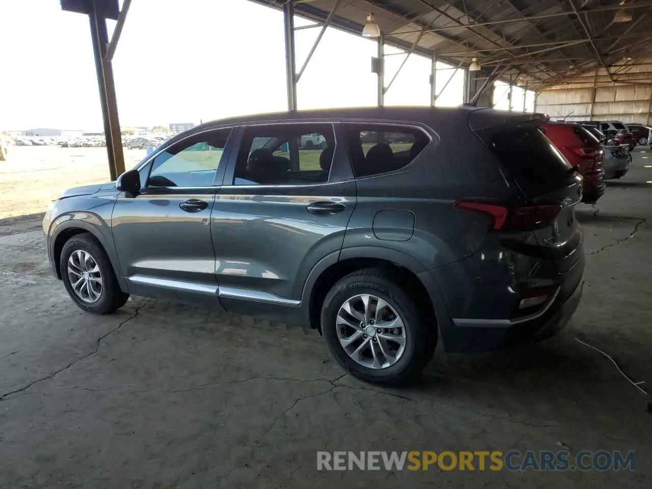 2 fotografías del automóvil dañado 5NMS23AD2LH263164 HYUNDAI SANTA FE 2020