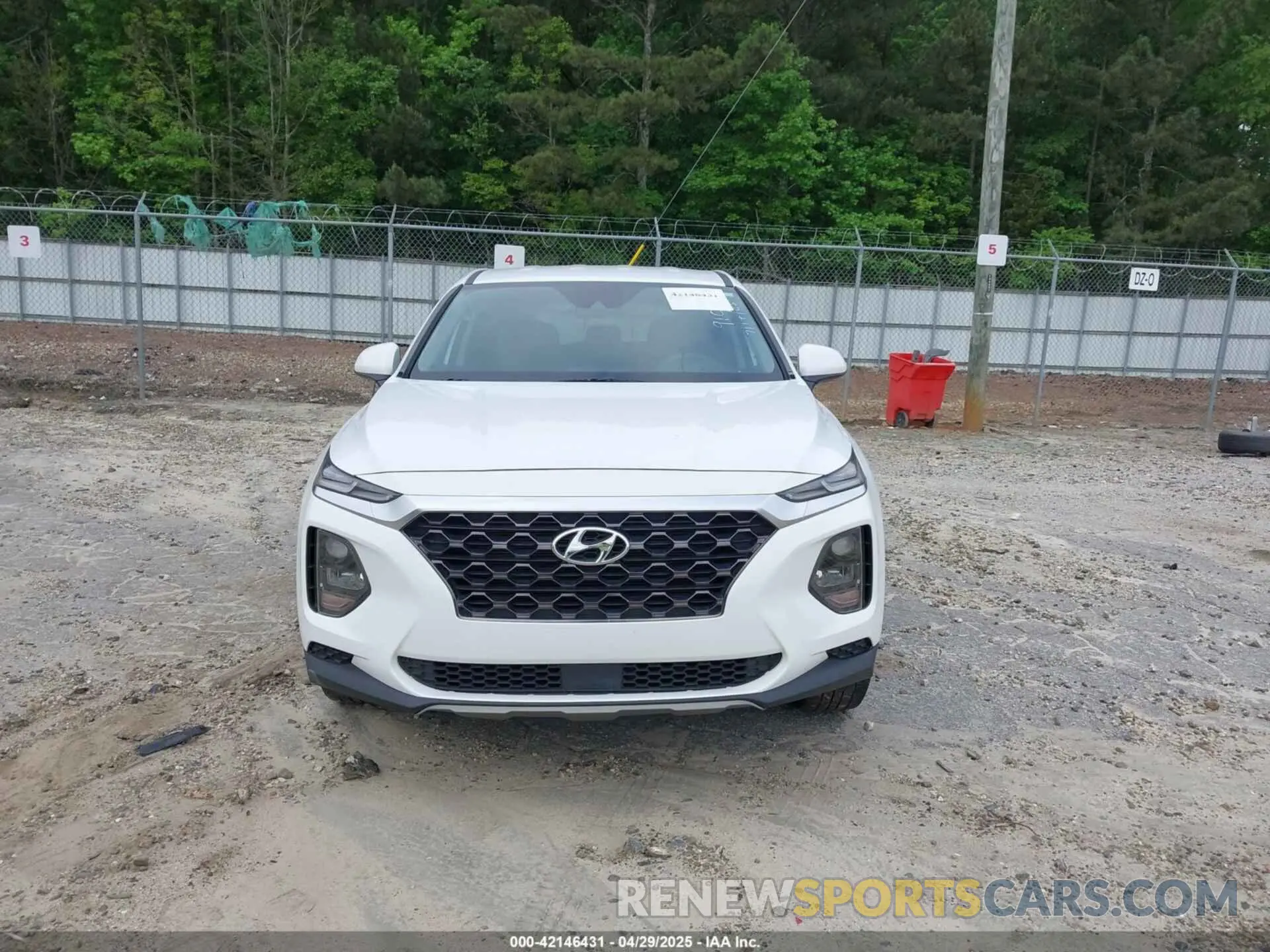 12 fotografías del automóvil dañado 5NMS23AD3LH139100 HYUNDAI SANTA FE 2020