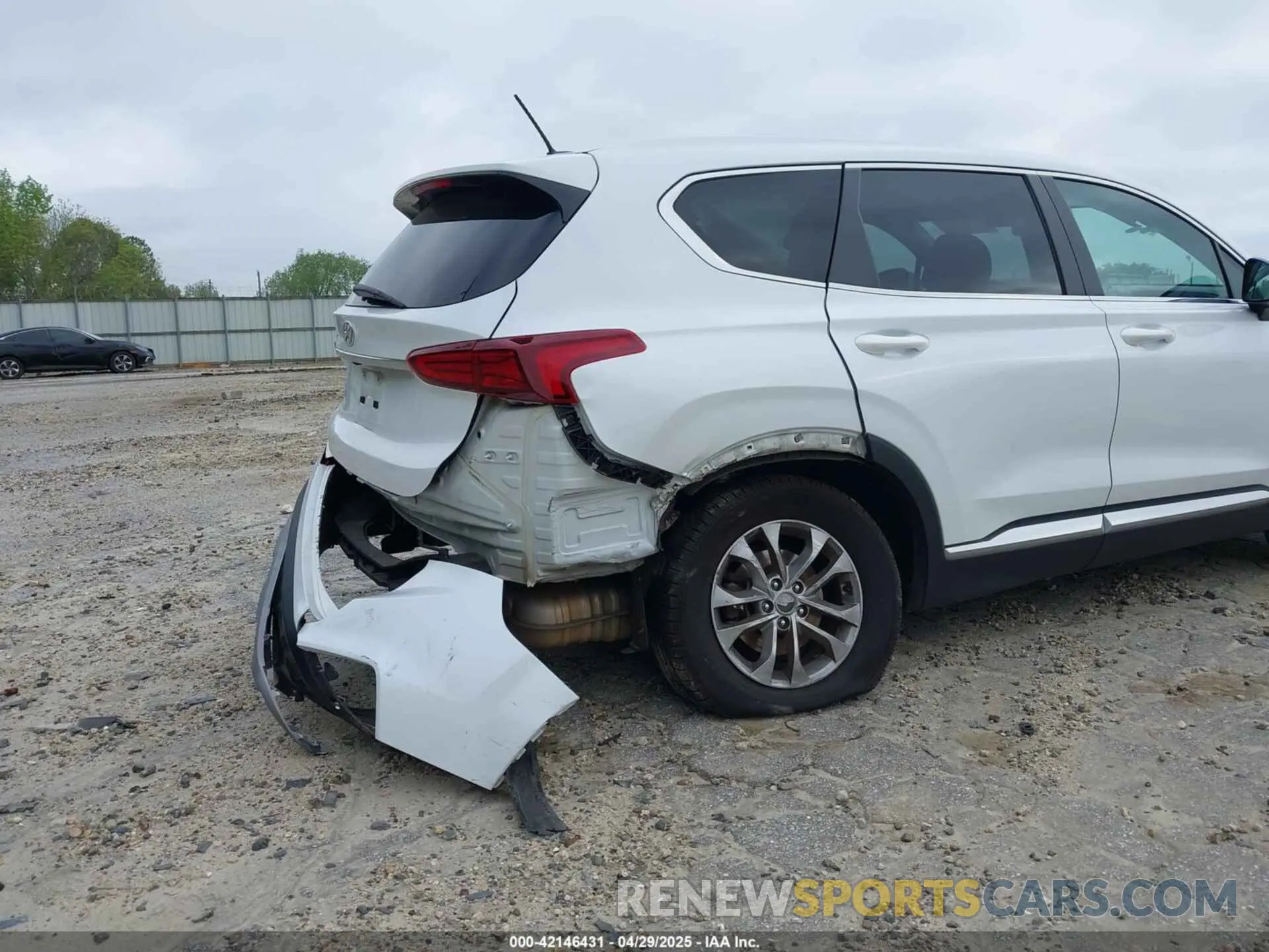 6 fotografías del automóvil dañado 5NMS23AD3LH139100 HYUNDAI SANTA FE 2020