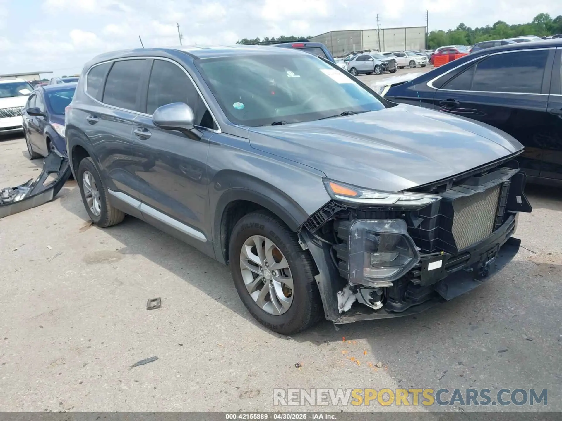 1 fotografías del automóvil dañado 5NMS23AD3LH155930 HYUNDAI SANTA FE 2020