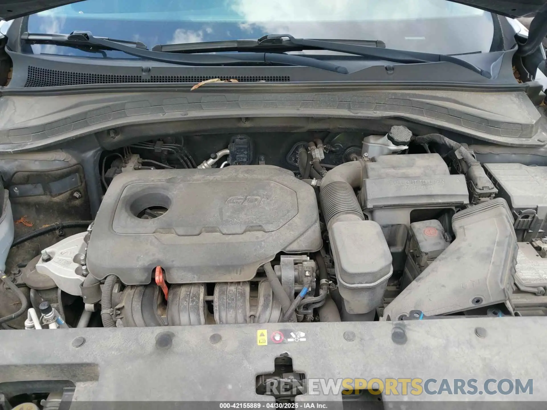 10 fotografías del automóvil dañado 5NMS23AD3LH155930 HYUNDAI SANTA FE 2020