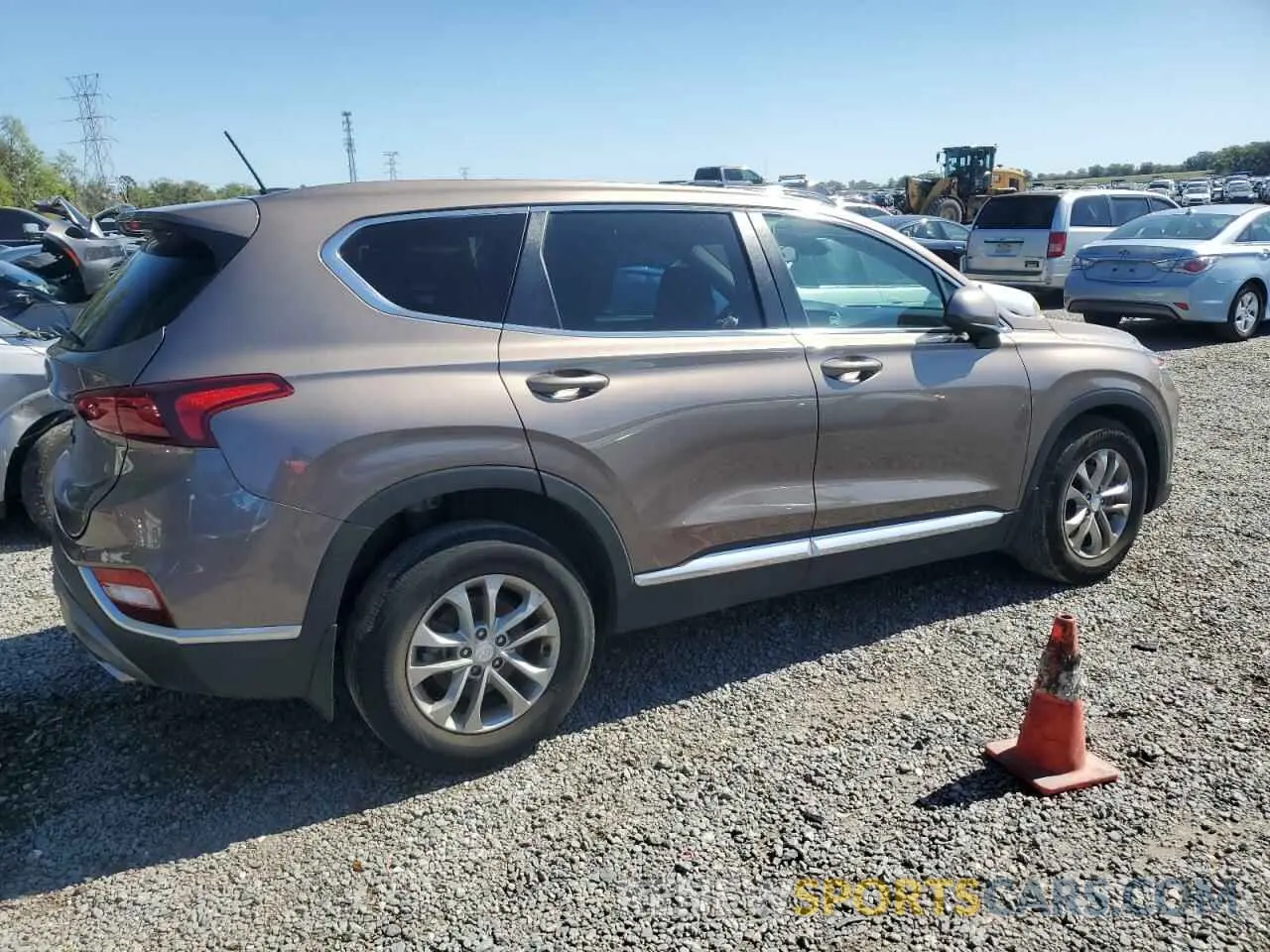 3 fotografías del automóvil dañado 5NMS23AD3LH238984 HYUNDAI SANTA FE 2020