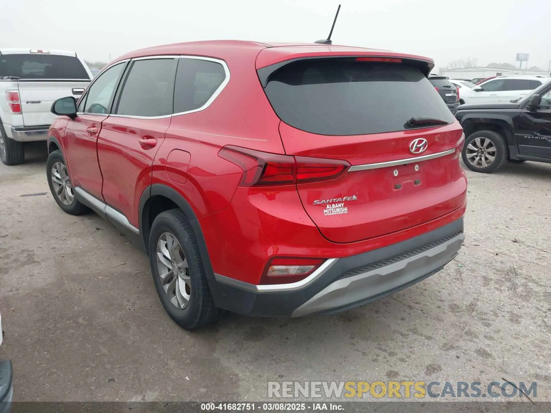 3 fotografías del automóvil dañado 5NMS23AD3LH242758 HYUNDAI SANTA FE 2020