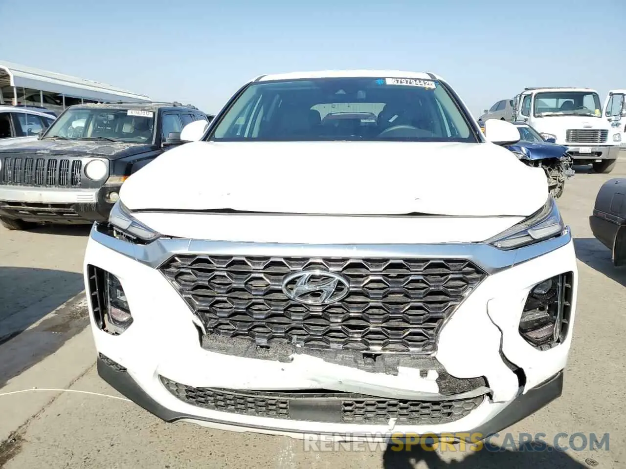 5 fotografías del automóvil dañado 5NMS23AD3LH285366 HYUNDAI SANTA FE 2020