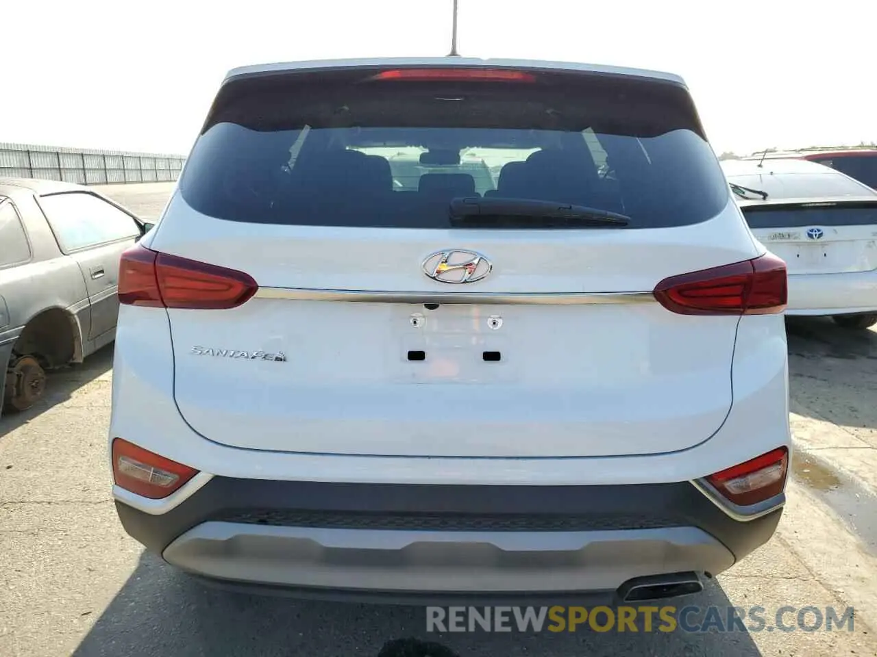 6 fotografías del automóvil dañado 5NMS23AD3LH285366 HYUNDAI SANTA FE 2020