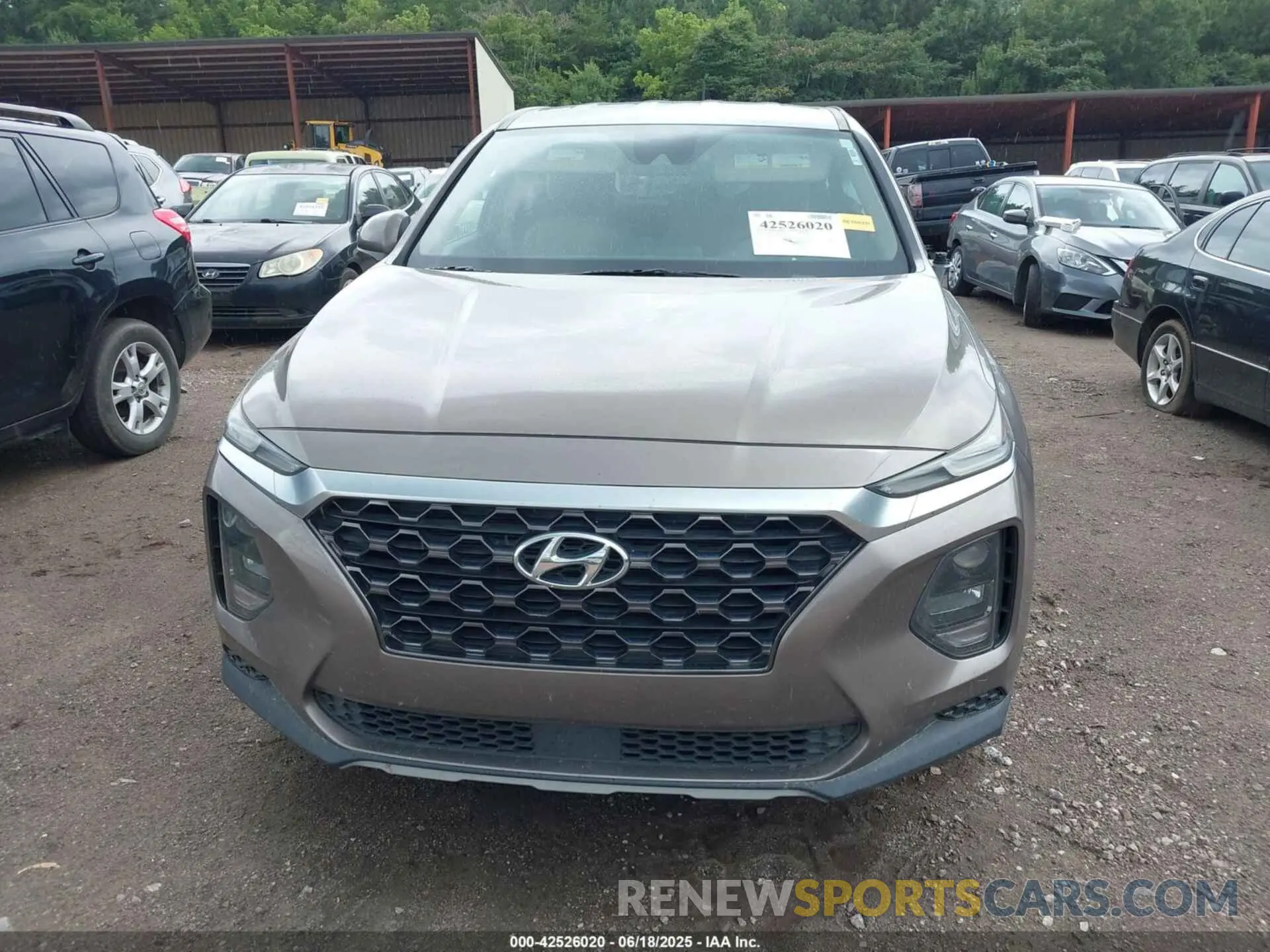12 fotografías del automóvil dañado 5NMS23AD4LH142202 HYUNDAI SANTA FE 2020