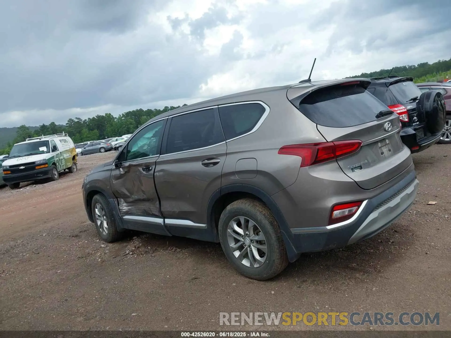 14 fotografías del automóvil dañado 5NMS23AD4LH142202 HYUNDAI SANTA FE 2020