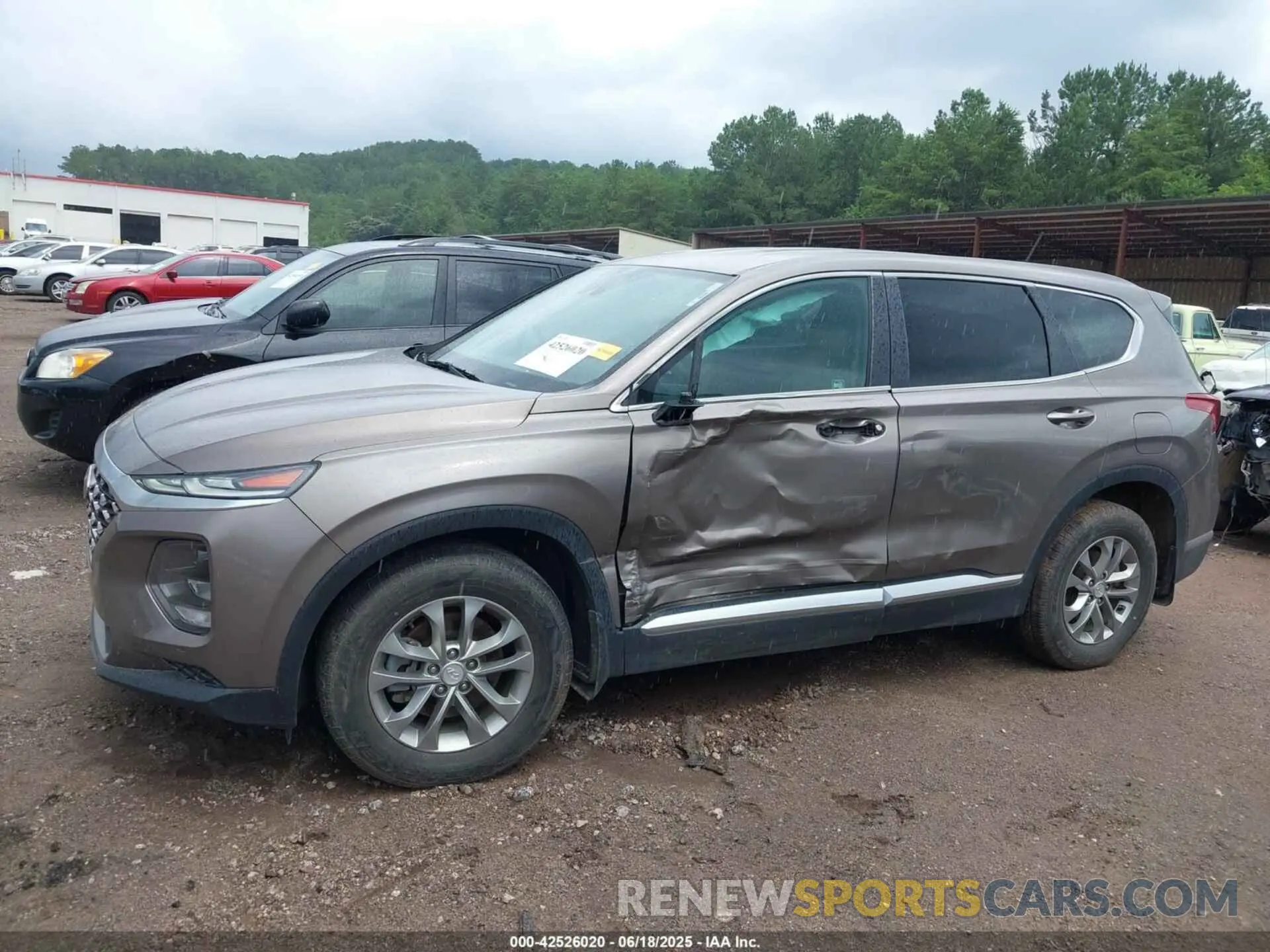 6 fotografías del automóvil dañado 5NMS23AD4LH142202 HYUNDAI SANTA FE 2020