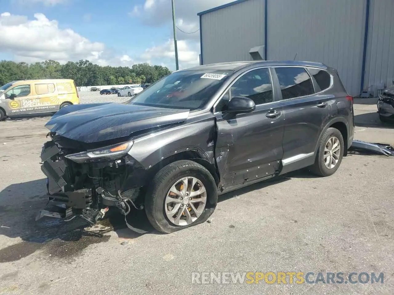 1 fotografías del automóvil dañado 5NMS23AD4LH280497 HYUNDAI SANTA FE 2020