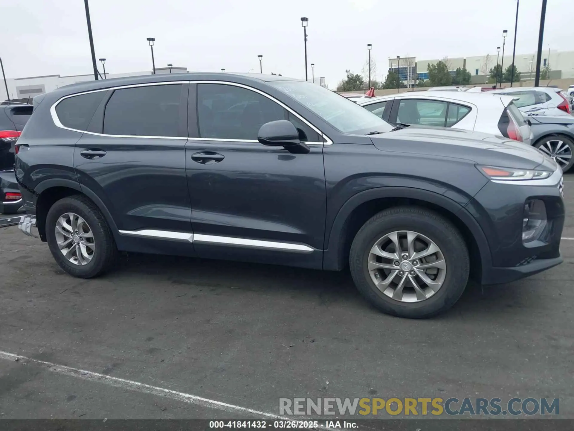 14 fotografías del automóvil dañado 5NMS23AD5LH187715 HYUNDAI SANTA FE 2020