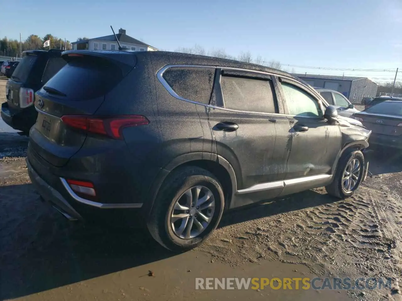 3 fotografías del automóvil dañado 5NMS23AD5LH193403 HYUNDAI SANTA FE 2020