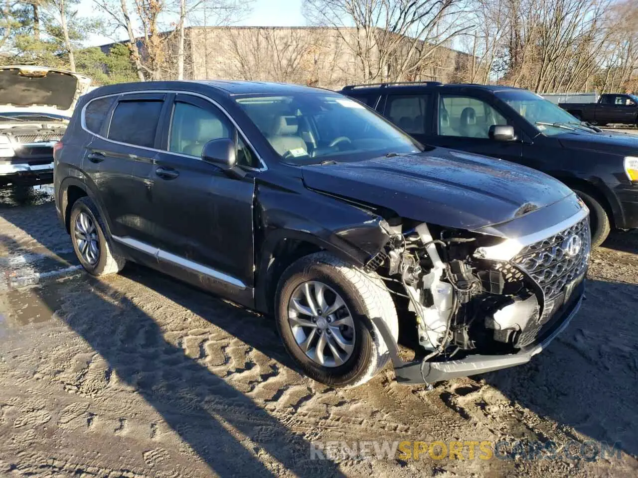 4 fotografías del automóvil dañado 5NMS23AD5LH193403 HYUNDAI SANTA FE 2020