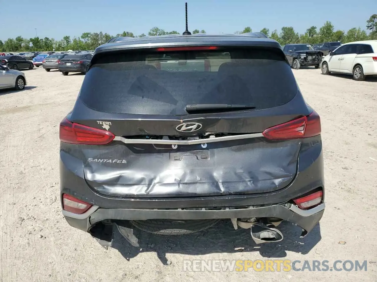 6 fotografías del automóvil dañado 5NMS23AD5LH221796 HYUNDAI SANTA FE 2020