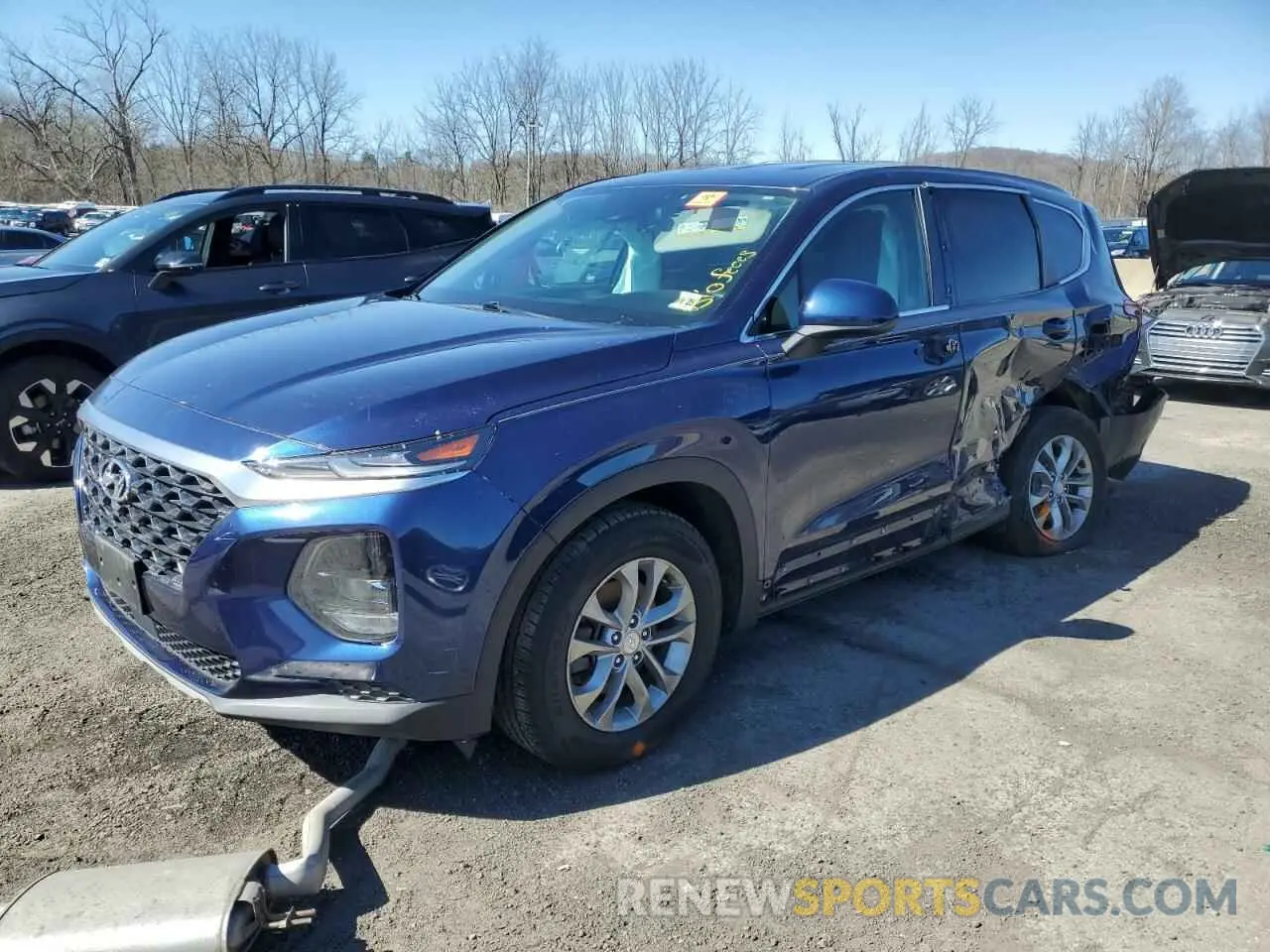 1 fotografías del automóvil dañado 5NMS23AD5LH255320 HYUNDAI SANTA FE 2020