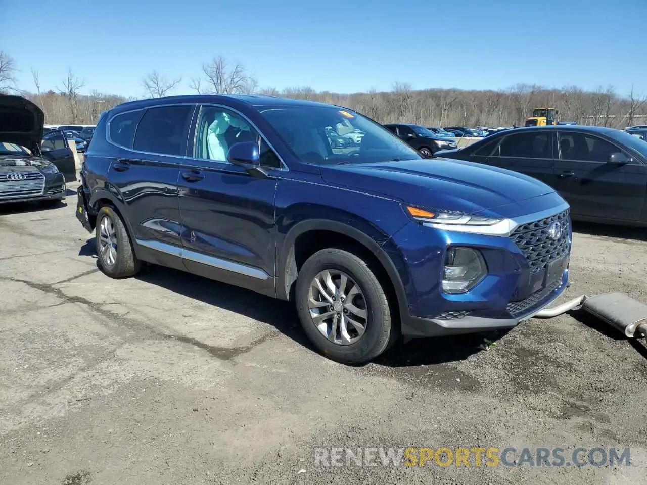 4 fotografías del automóvil dañado 5NMS23AD5LH255320 HYUNDAI SANTA FE 2020