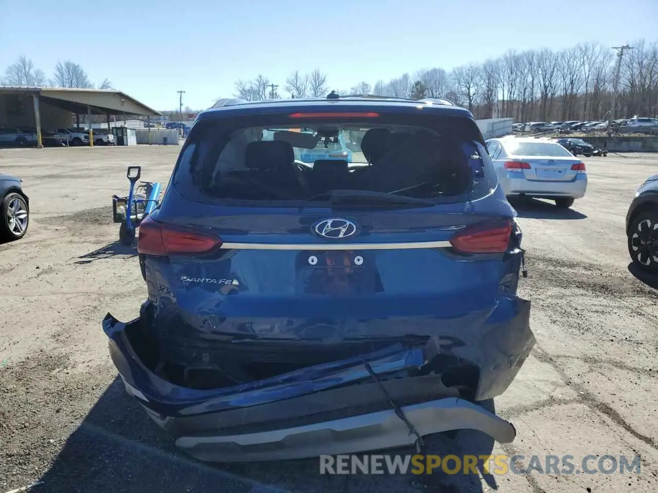 6 fotografías del automóvil dañado 5NMS23AD5LH255320 HYUNDAI SANTA FE 2020
