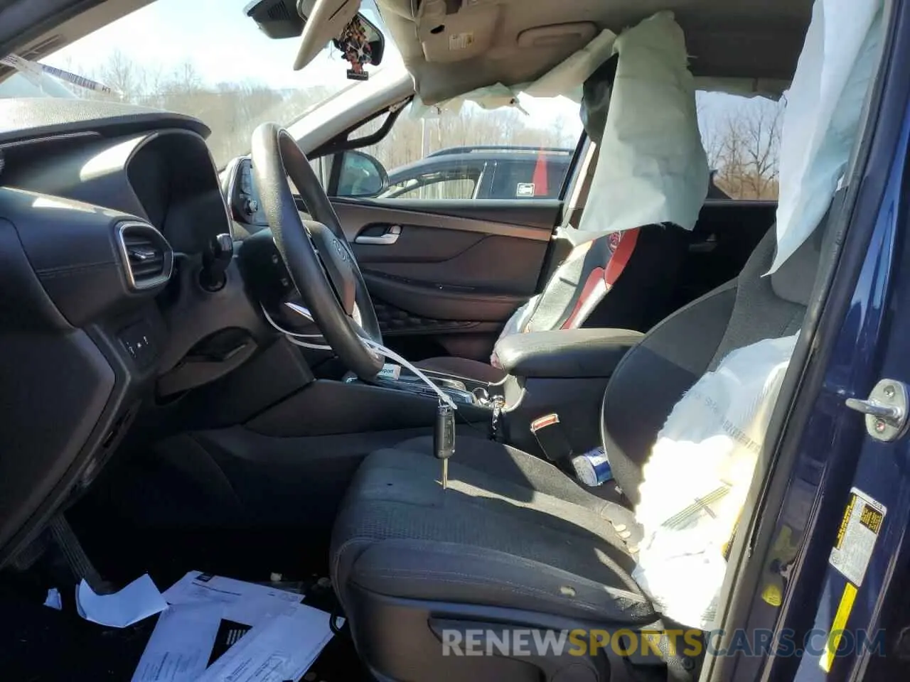 7 fotografías del automóvil dañado 5NMS23AD5LH255320 HYUNDAI SANTA FE 2020