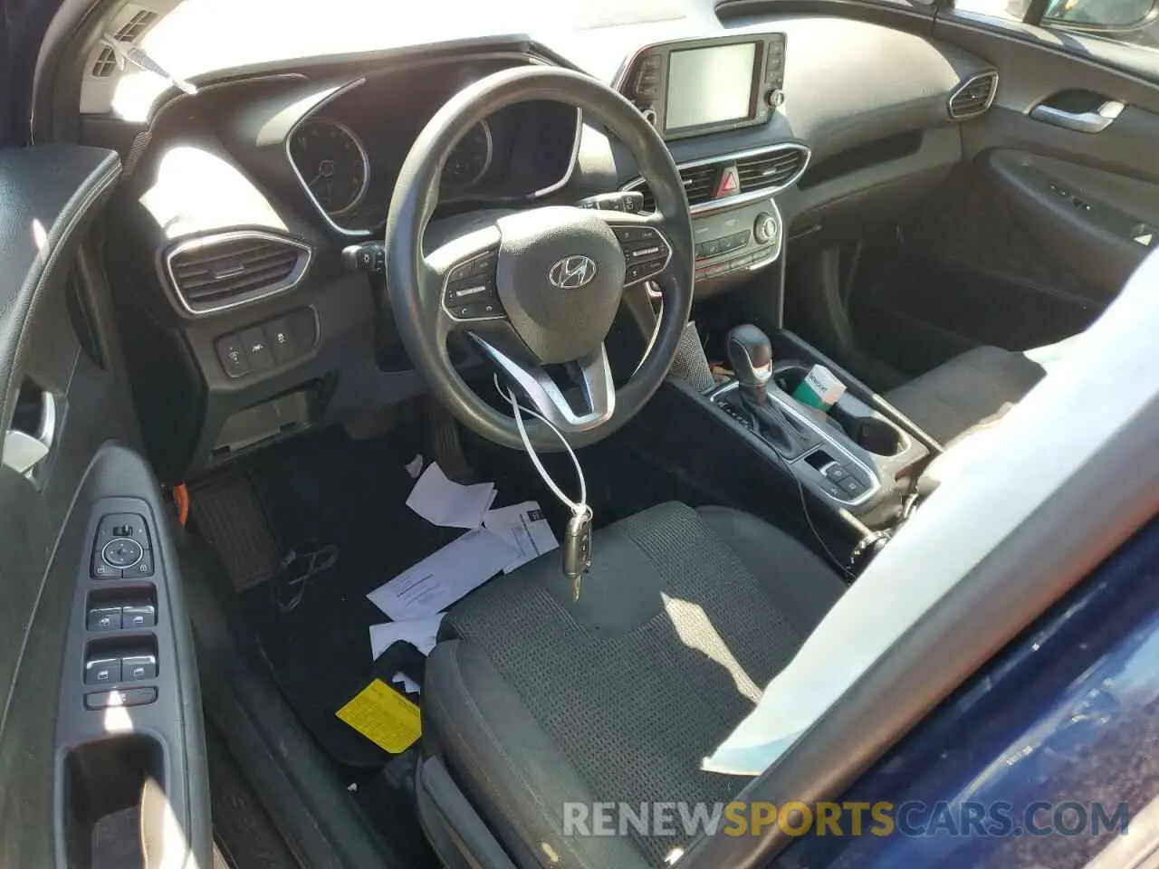 8 fotografías del automóvil dañado 5NMS23AD5LH255320 HYUNDAI SANTA FE 2020