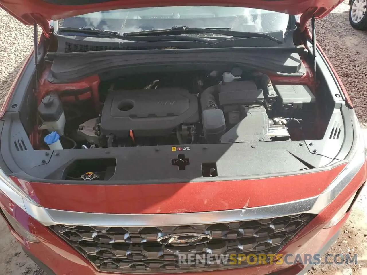 12 fotografías del automóvil dañado 5NMS23AD6LH167828 HYUNDAI SANTA FE 2020