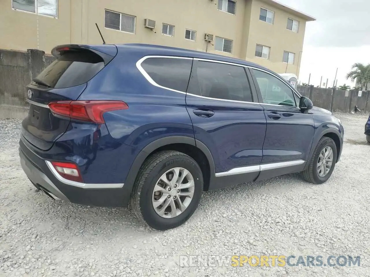 3 fotografías del automóvil dañado 5NMS23AD7LH142873 HYUNDAI SANTA FE 2020