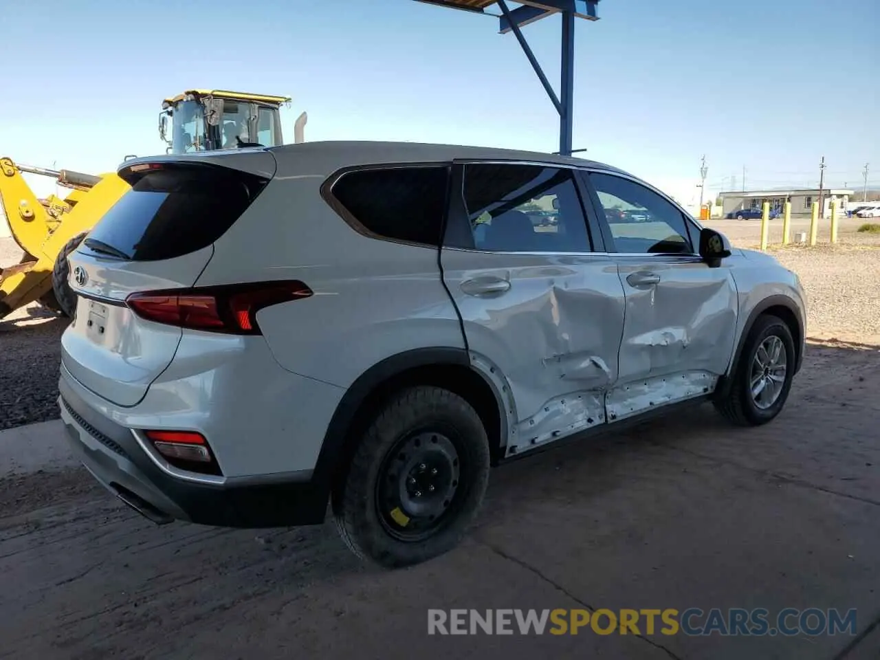 3 fotografías del automóvil dañado 5NMS23AD7LH160001 HYUNDAI SANTA FE 2020