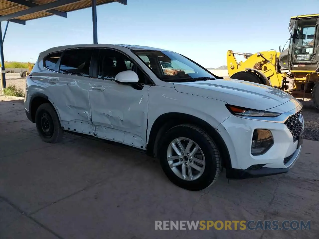 4 fotografías del automóvil dañado 5NMS23AD7LH160001 HYUNDAI SANTA FE 2020