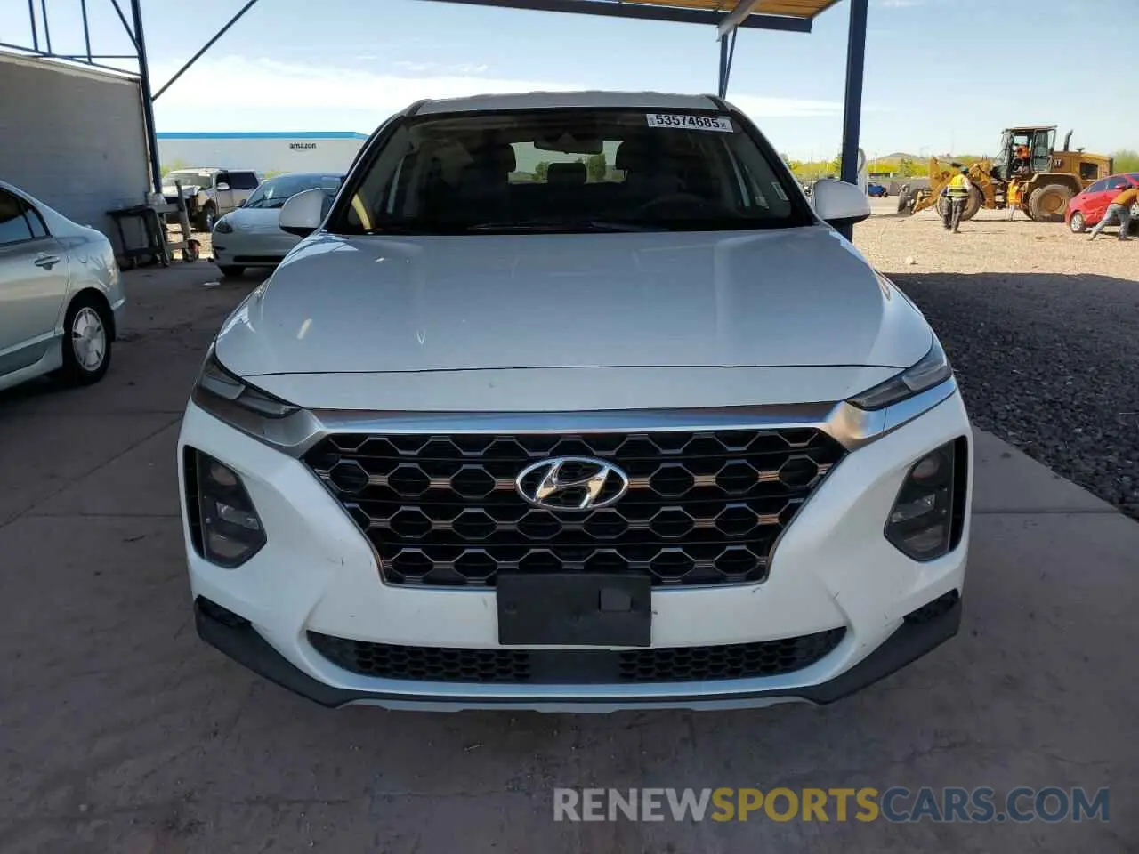 5 fotografías del automóvil dañado 5NMS23AD7LH160001 HYUNDAI SANTA FE 2020