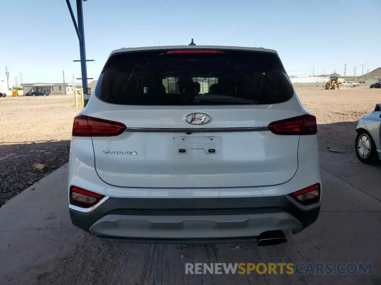 6 fotografías del automóvil dañado 5NMS23AD7LH160001 HYUNDAI SANTA FE 2020