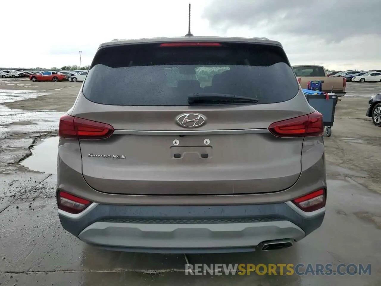 6 fotografías del automóvil dañado 5NMS23AD7LH182371 HYUNDAI SANTA FE 2020
