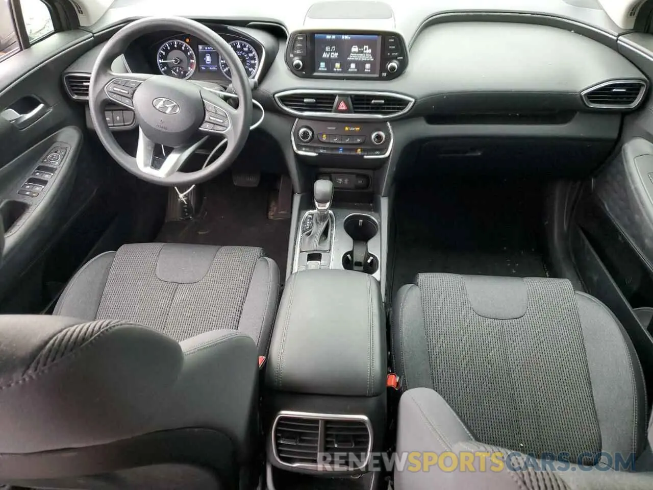 8 fotografías del automóvil dañado 5NMS23AD7LH182371 HYUNDAI SANTA FE 2020