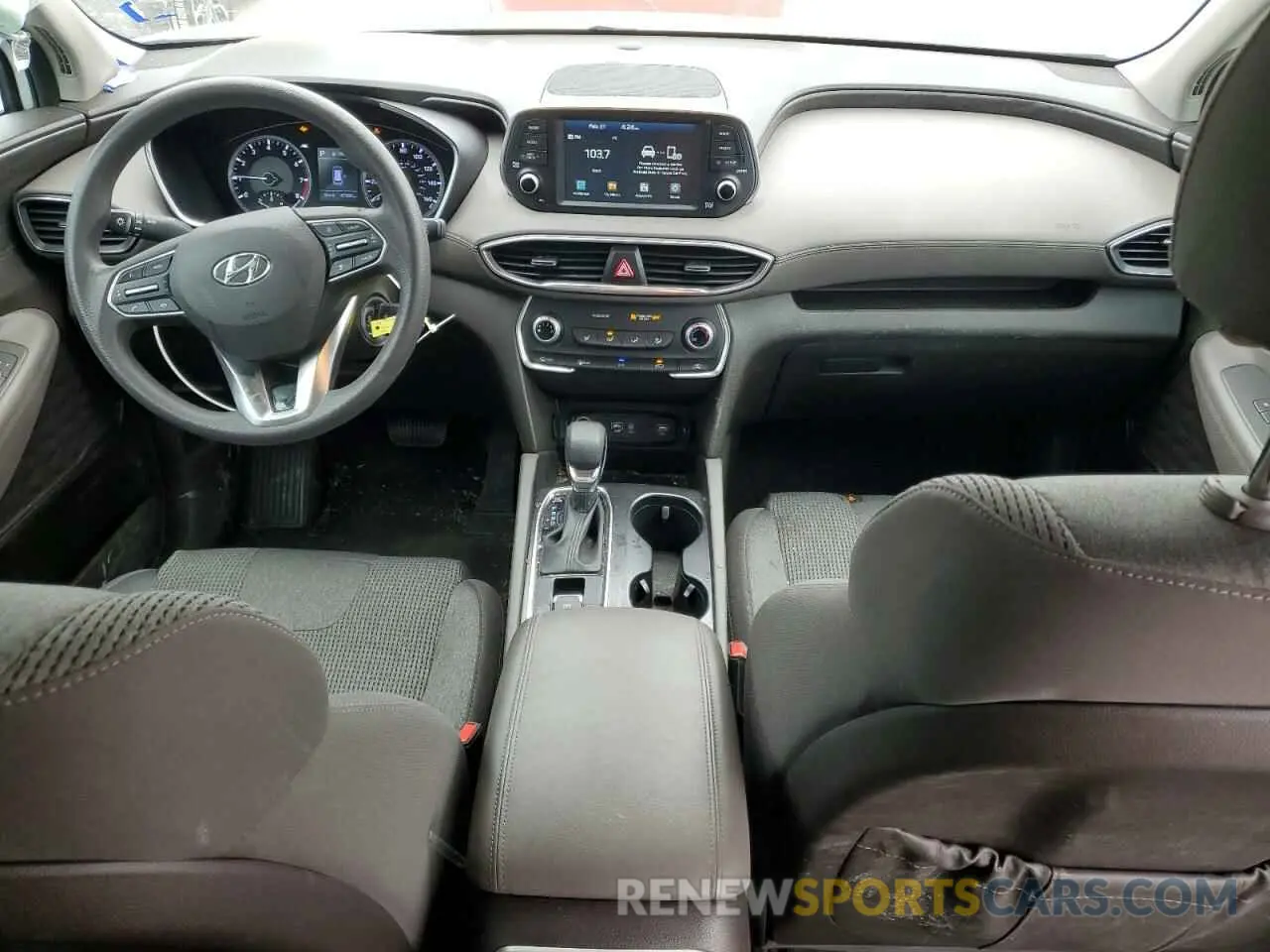 8 fotografías del automóvil dañado 5NMS23AD7LH216034 HYUNDAI SANTA FE 2020
