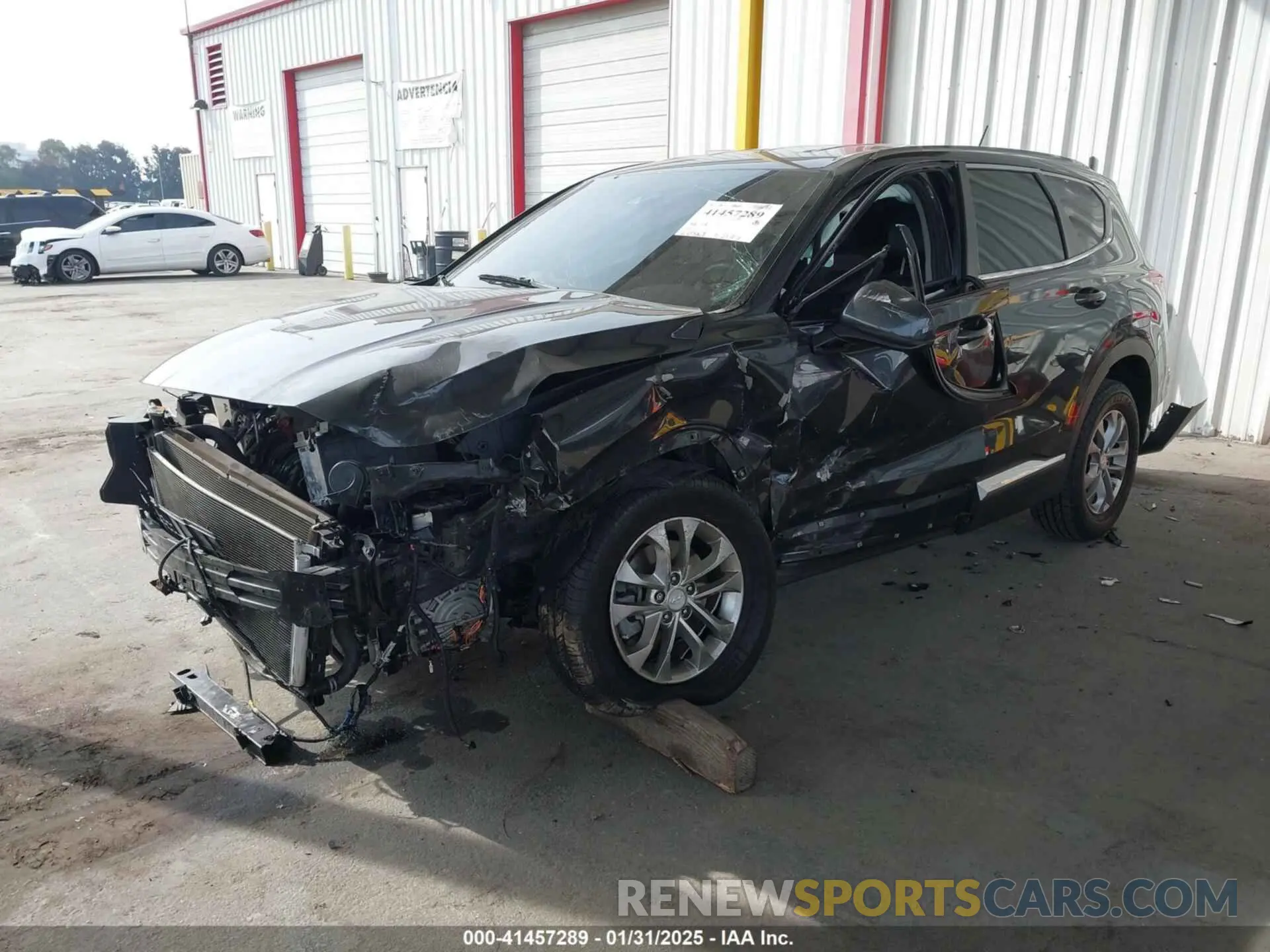 2 fotografías del automóvil dañado 5NMS23AD7LH254945 HYUNDAI SANTA FE 2020