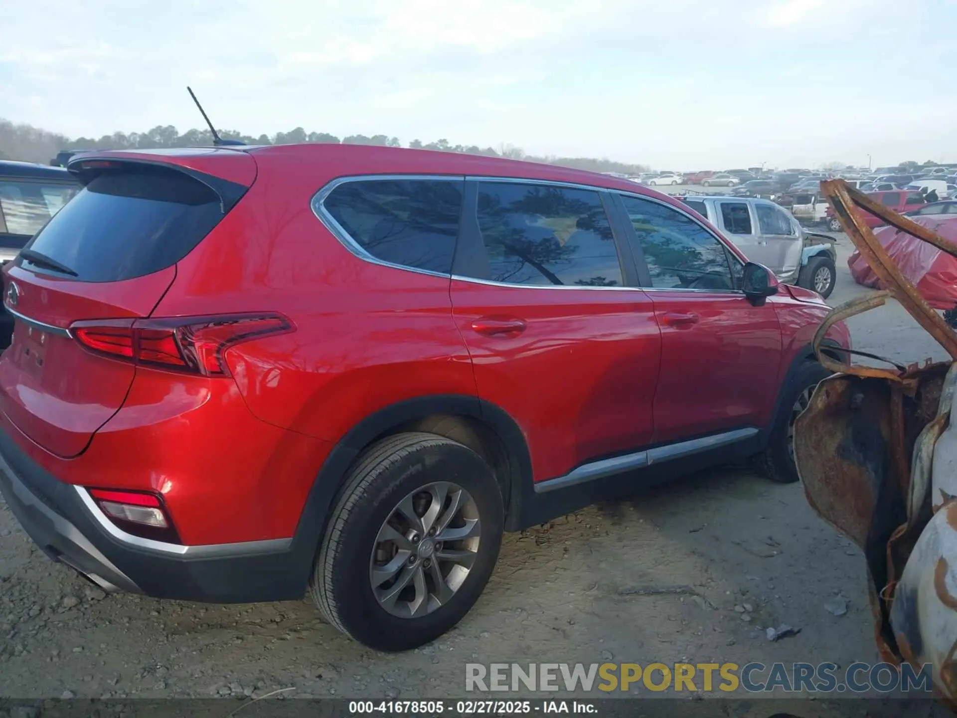 13 fotografías del automóvil dañado 5NMS23AD7LH269056 HYUNDAI SANTA FE 2020