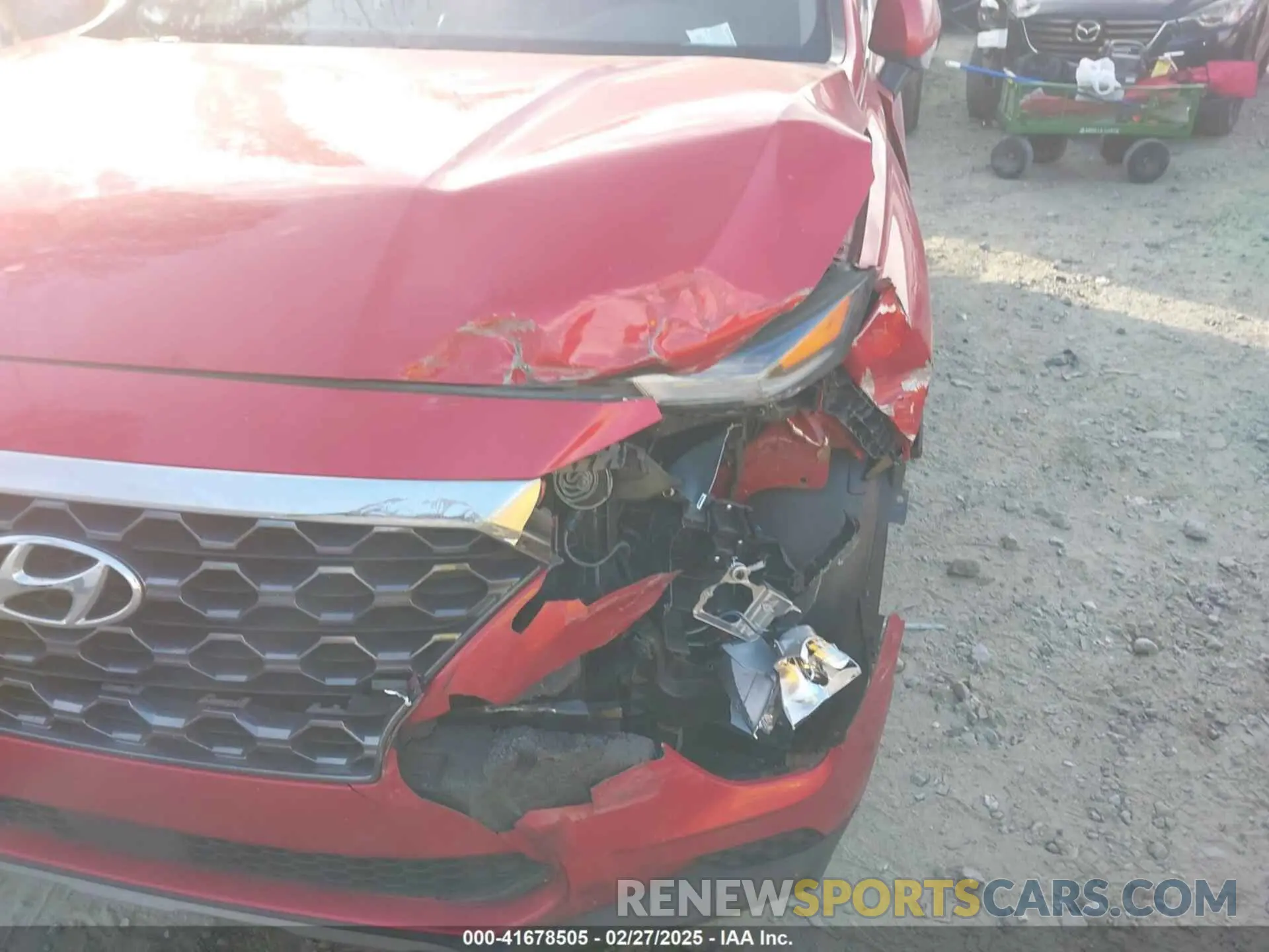 6 fotografías del automóvil dañado 5NMS23AD7LH269056 HYUNDAI SANTA FE 2020